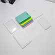 Sliding push-pull ID card holder name tags | https://www.bestnamebadges.com