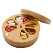 Wooden 7-Day Weekly Pill  Tablet Organizer Box | https://www.bestnamebadges.com