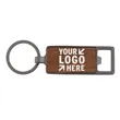 Wood Inlay Keytag with Bottle Opener | https://www.bestnamebadges.com