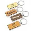 Wood Inlay Keytag with Bottle Opener | https://www.bestnamebadges.com
