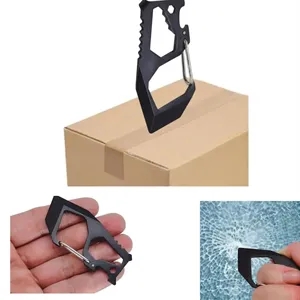 Stainless Steel Multi Tool Carabiner Keychain
