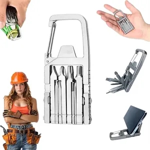 Best Buddy Tools 12-in-1 Carabiner Multi-Tool Silver