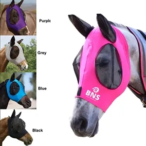 Stretchy Horse Fly Mask with Ear Covers