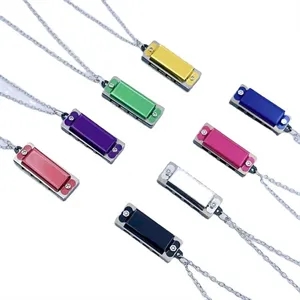 Portable Mini Necklace Harmonica With 4 Hole