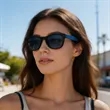 Classic Two Tone Plastic Sunglasses For Adult | https://www.bestnamebadges.com