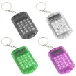 Portable Mini Electronic Calculator with Keychain | https://www.bestnamebadges.com