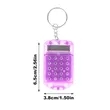 Portable Mini Electronic Calculator with Keychain | https://www.bestnamebadges.com