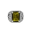 Mutil Size Vintage Square Red Zircon Ring | https://www.bestnamebadges.com