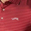 Sun Day Red Stripe Polo II | https://www.bestnamebadges.com