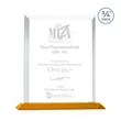 Harrington Award - Amber | https://www.bestnamebadges.com