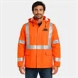PORTWEST® FLEXARC Polyurethane FR Cotton Hooded Rain Jacket | https://www.bestnamebadges.com