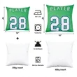 Sublimated Polyester Canvas Throw Pillow | https://www.bestnamebadges.com