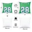 Sublimated Polyester Canvas Throw Pillow | https://www.bestnamebadges.com