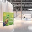 8'x8' Tension Wall Banner Display - Tube Backdrop Straight | https://www.bestnamebadges.com