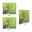 8'x8' Tension Wall Banner Display - Tube Backdrop Straight | https://www.bestnamebadges.com