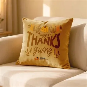 Custom Sublimated Plush Throw Cushion Pillow