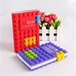 Custom Logo A6 Silicone Brick Cover Notebook | https://www.bestnamebadges.com