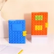 Custom Logo A6 Silicone Brick Cover Notebook | https://www.bestnamebadges.com