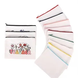 Personalized Canvas Zippered Pouch