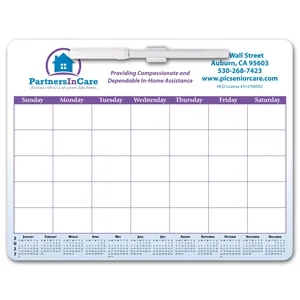 Memo Board Calendar w/ Mag