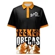 Custom Performance Polo With Self-Fabric Cuffs (Full Color) | https://www.bestnamebadges.com
