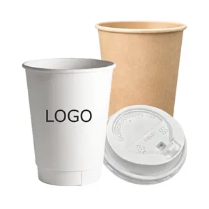 10 oz Disposable Paper Coffee Cups