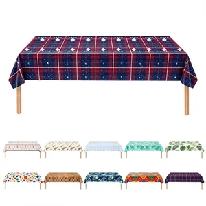 Plastic Waterproof Disposable Tablecloth 54"x108"