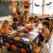 Plastic Waterproof Disposable Tablecloth 54"x108" | https://www.bestnamebadges.com