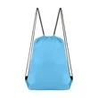 Medium Size 210D Polyester Rainbow Drawstring Bag 16.9"x14" | https://www.bestnamebadges.com