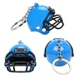 Plastic Mini 3D Football Helmet Keychain | https://www.bestnamebadges.com
