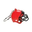 Plastic Mini 3D Football Helmet Keychain | https://www.bestnamebadges.com
