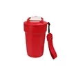 15Oz Travel Insulated Stainless Steel Coffee Mug W/ Strap | https://www.bestnamebadges.com