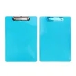 A4 Colorful Clear Acrylic Basic Clipboard W/ Hanging Hole | https://www.bestnamebadges.com