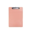 A4 Colorful Clear Acrylic Basic Clipboard W/ Hanging Hole | https://www.bestnamebadges.com