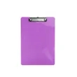 A4 Colorful Clear Acrylic Basic Clipboard W/ Hanging Hole | https://www.bestnamebadges.com