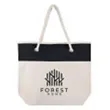 12 oz. Sunriver Cotton Canvas & Jute Rope Tote | https://www.bestnamebadges.com