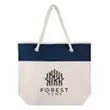 12 oz. Sunriver Cotton Canvas & Jute Rope Tote | https://www.bestnamebadges.com
