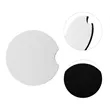 2 3/4" Round Soft Neoprene Car Coaster W/ Finger Notch | https://www.bestnamebadges.com