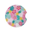 2 3/4" Round Soft Neoprene Car Coaster W/ Finger Notch | https://www.bestnamebadges.com