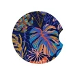 2 3/4" Round Soft Neoprene Car Coaster W/ Finger Notch | https://www.bestnamebadges.com