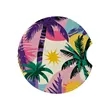 2 3/4" Round Soft Neoprene Car Coaster W/ Finger Notch | https://www.bestnamebadges.com