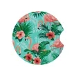 2 3/4" Round Soft Neoprene Car Coaster W/ Finger Notch | https://www.bestnamebadges.com