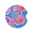 2 3/4" Round Soft Neoprene Car Coaster W/ Finger Notch | https://www.bestnamebadges.com