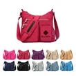 Waterproof Nylon Crossbody Shoulder Bag W/ Multiple Pockets | https://www.bestnamebadges.com