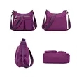 Waterproof Nylon Crossbody Shoulder Bag W/ Multiple Pockets | https://www.bestnamebadges.com
