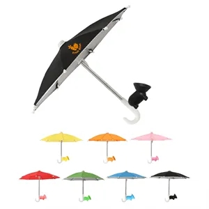 Sun Shade Phone Umbrella W/ Suction Cup Stand