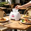 Decorative Plastic Piggy Tissue Box Cover | https://www.bestnamebadges.com