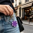 Colorful Poker Chip Keychain 2 Side Printed | https://www.bestnamebadges.com