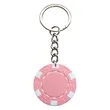 Colorful Poker Chip Keychain 2 Side Printed | https://www.bestnamebadges.com