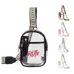 Clear Crossbody Sling Bag For Stadium Events
